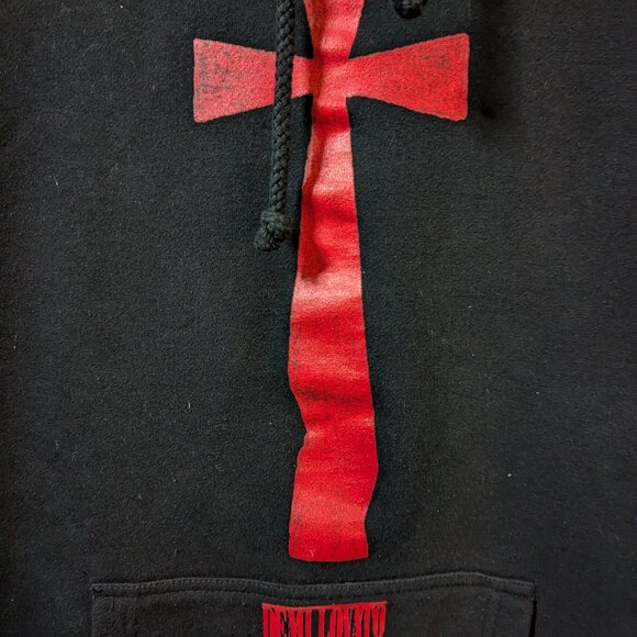 Demi Lovato Black Pullover Hoodie.  In good condition, size large. - Picture 2 of 4